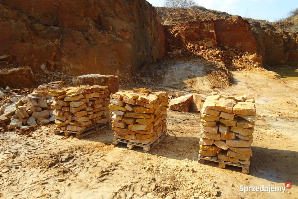 Płaski kamień ogrodowy na skarpy do ogrodu Pozostałe Radomsko