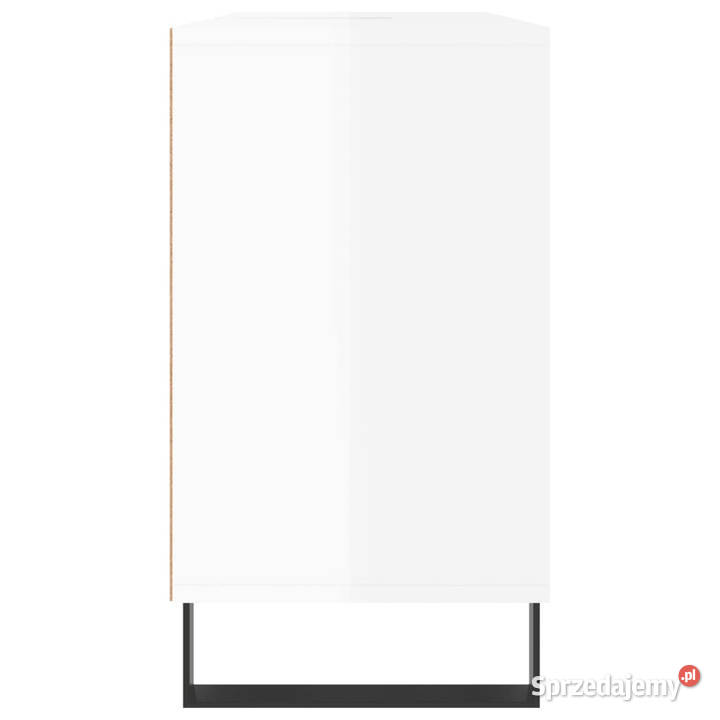 Szafka łazienkowa biała z połyskiem 80x33x60 Warszawa