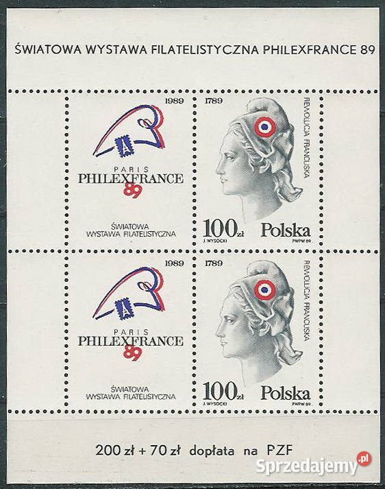 blok 94 I ŚWF PhilexFrance 89 Bystra sprzedam