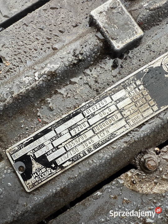 silnik DEUTZ Turbo BF4M1012 4 cylindrowy 75 Działoszyn