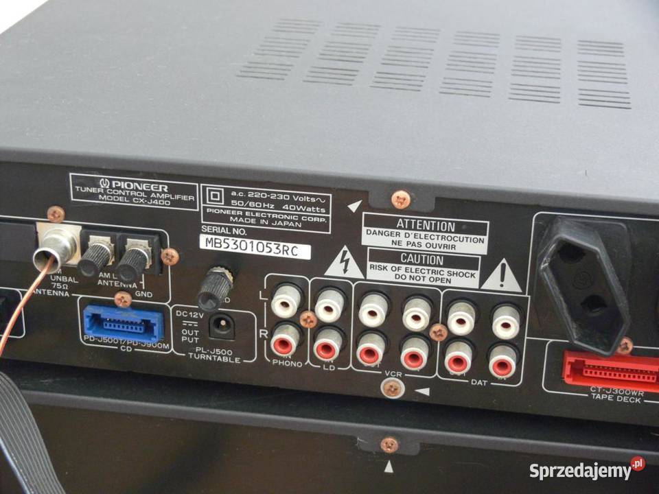 Wzmacniacz z korektorem i radio Pioneer WYSYŁKA Jasło