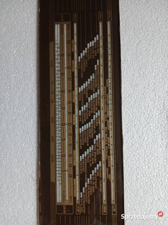 Radio lampowe Skala