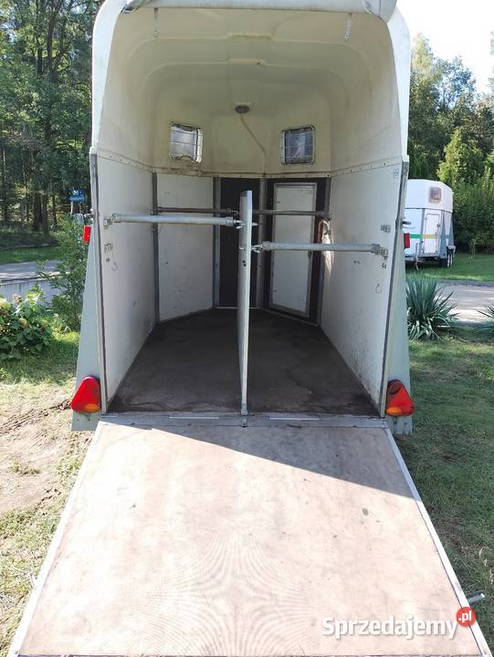 Przyczepa do przewozu dwóch koni śląskie Żerdzina