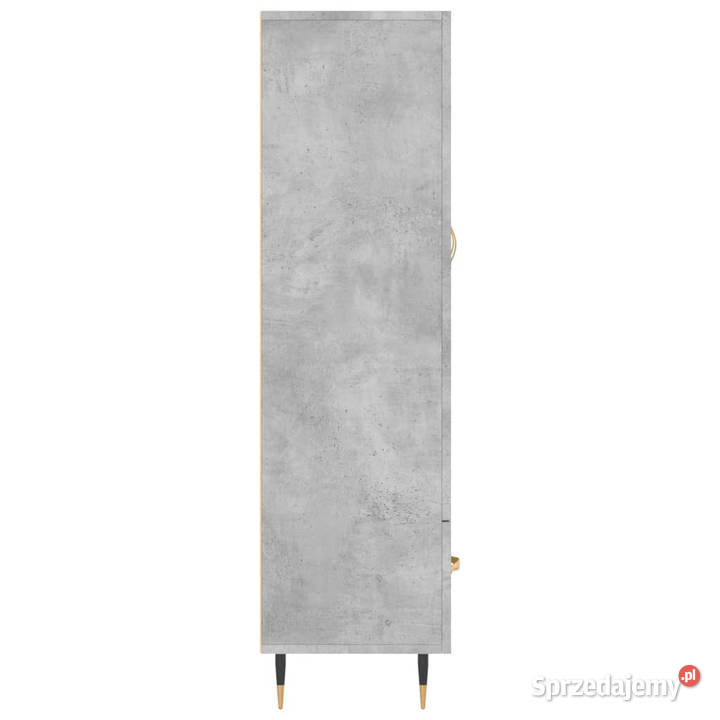 Wysoka szafka szarość betonu 695x31x115 WM828216 mazowieckie Warszawa