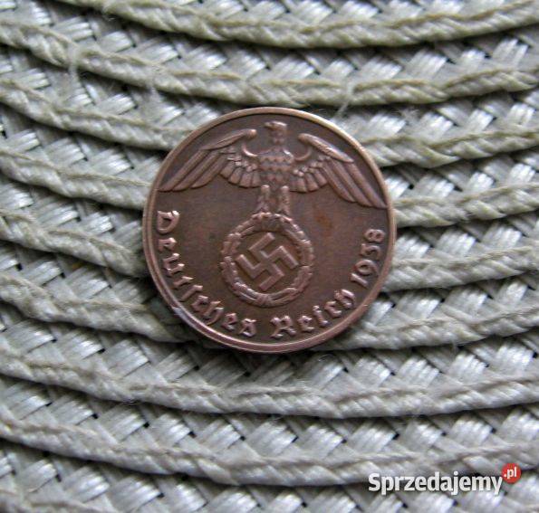 Niemcy 1 Reichspfennig 1938r E wielkopolskie Kalisz sprzedam