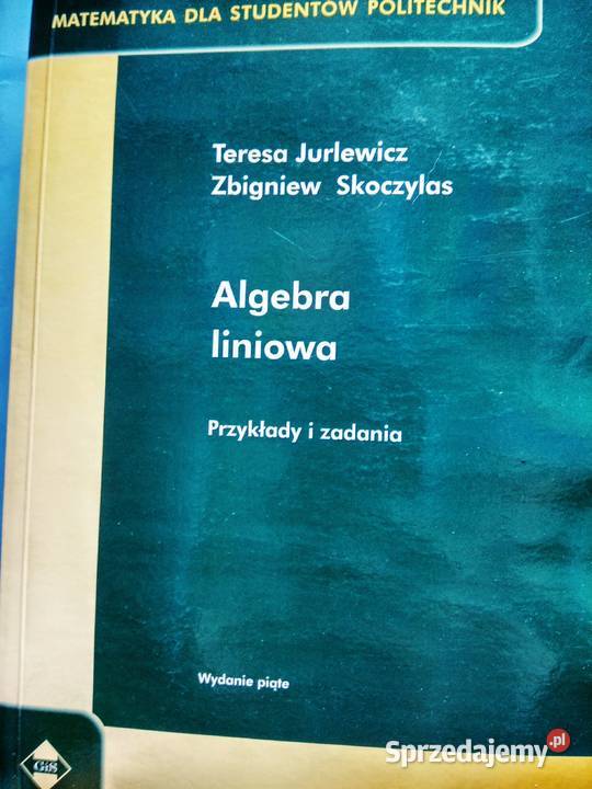 Algebra liniowa książki używane antykwariaty Warszawa