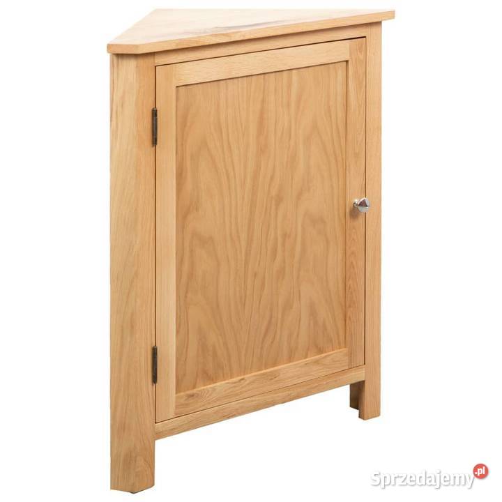 vidaXL Szafka narożna 59 x 45 x 80 lite drewno Pozostałe Warszawa