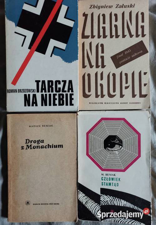 Okazja 4 książki Droga z Monachium Człowiek Wrocław
