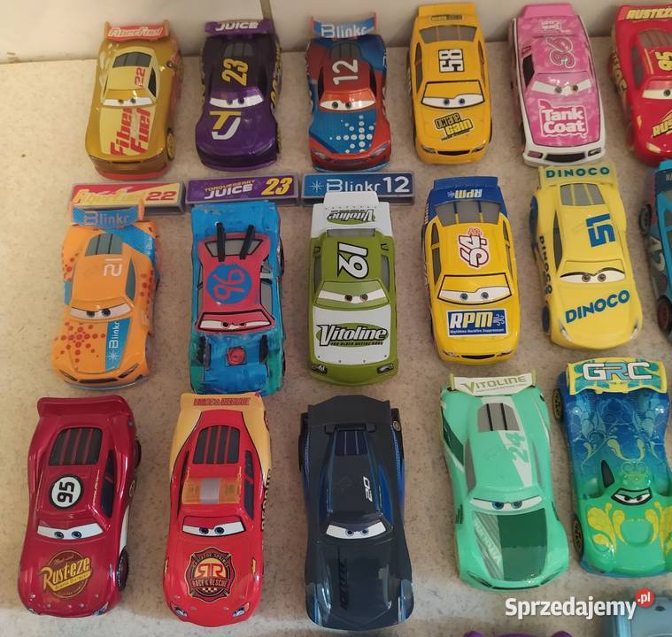 Disney Pixar Cars Auta 59 sztuk Gdańsk
