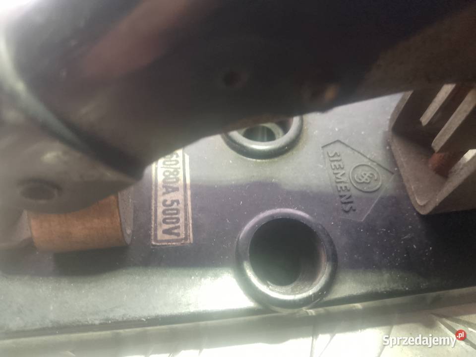 Sienens zabytkowy wyłacznik Milejewo