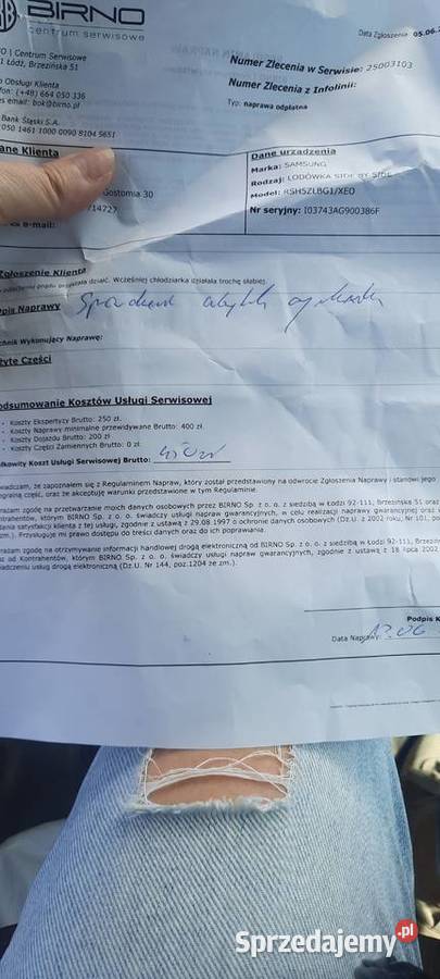 Sprzedam używana lodówka Samsung Lodówki i zamrażarki mazowieckie Izabela sprzedam