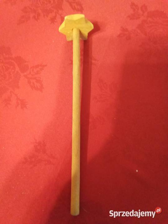 Mątewka drewniana PRL do mieszania Warszawa