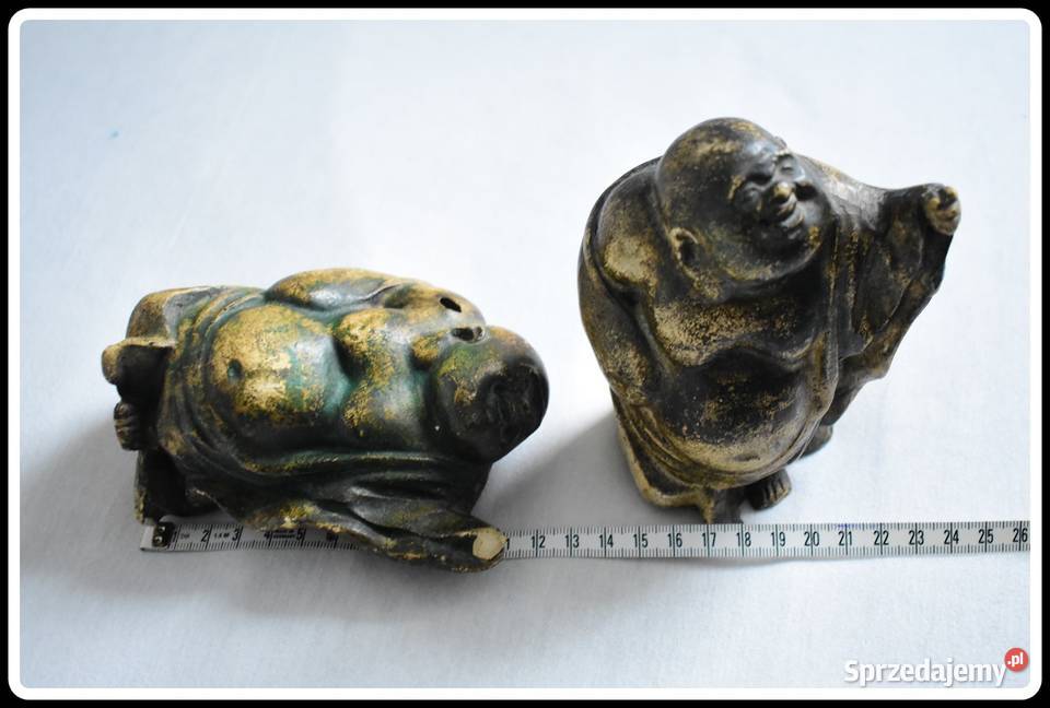 Dwie figurki buddy ozdoba dekoracja mazowieckie Płock