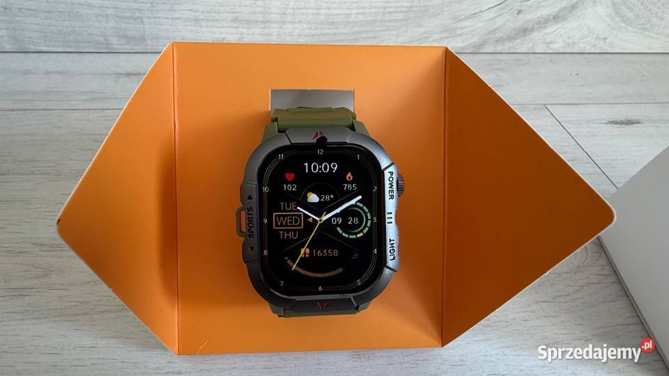 NOWY smartwatch zegarek zielony SW120 outdoor