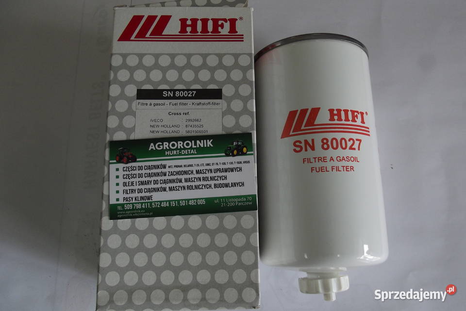 Filtr paliwa SN80027 Holland Case Ford Parczew
