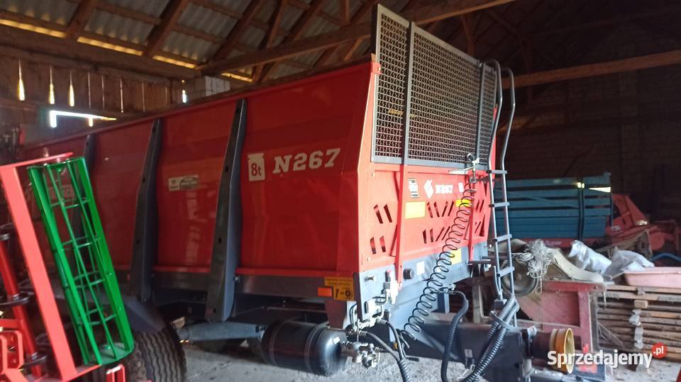 rozrzutnik obornika 8 ton nieuszkodzony lubelskie Wólka Czarnostocka