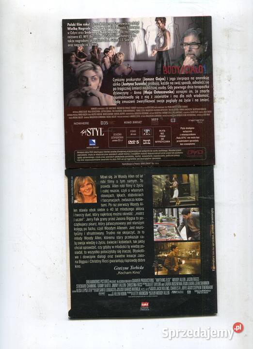 Życie i cała reszta BodyCiało 2 Filmy DVD Szczecin sprzedam