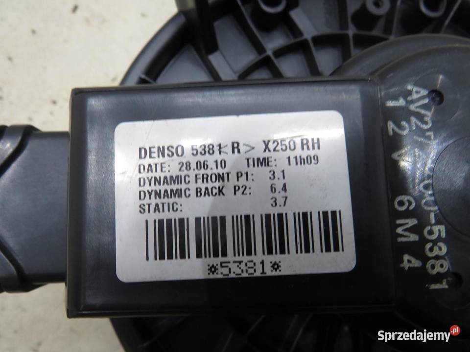 DMUCHAWA WENTYLATOR JAGUAR XJ X351 AV2727005381