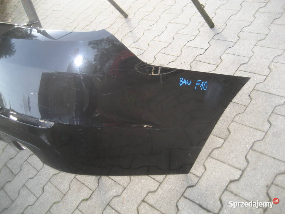 bmw 5 f10 0913r zderzak tył dwie rury bez pdc Zderzaki