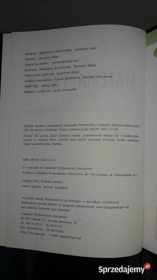 matematyka 4 ułamki Warszawa