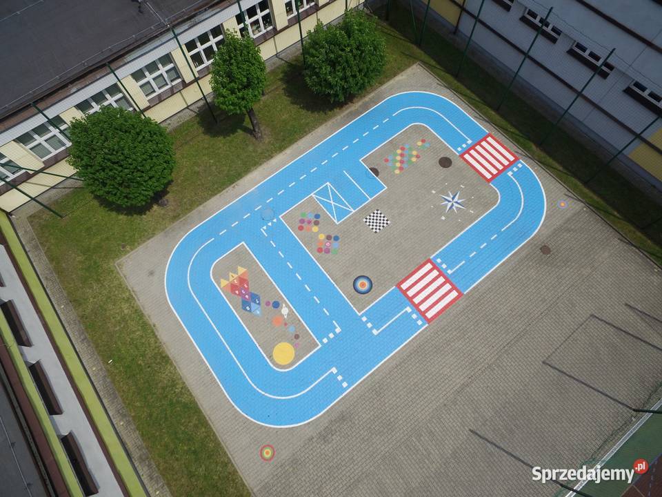 Stacjonarne miasteczko rowerowe BIG0 z zieloną Sklep