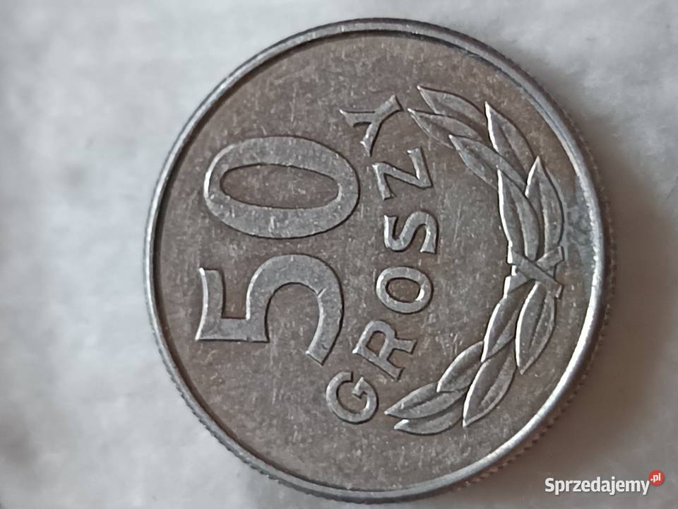 Sprzedam monetę 50 groszy 1987 mała skrętka Chełm