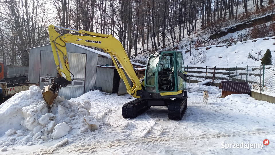 koparka gąsienicowa Yanmar VIO 80 2011r 8 ton Rok produkcji 2011 Nowy Sącz sprzedam
