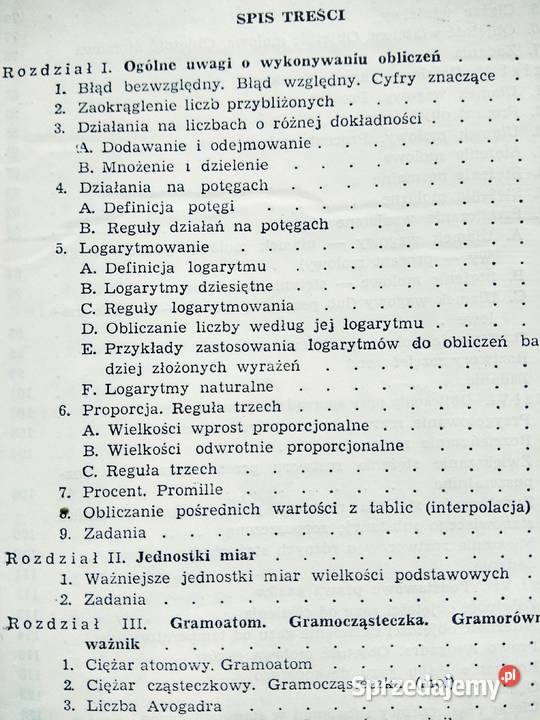 Podstawy obliczeń chemicznych antykwaryczne Warszawa