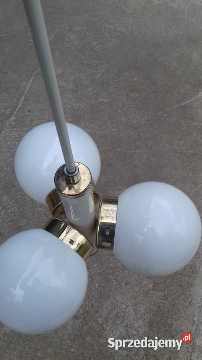 Retro lampa wiszaca z 1970 roku firmy Kamenick dolnośląskie