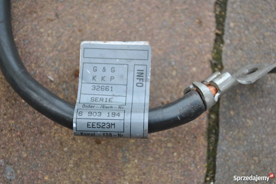 Kabel minus akumulatora BMW E46 coupe cabrio