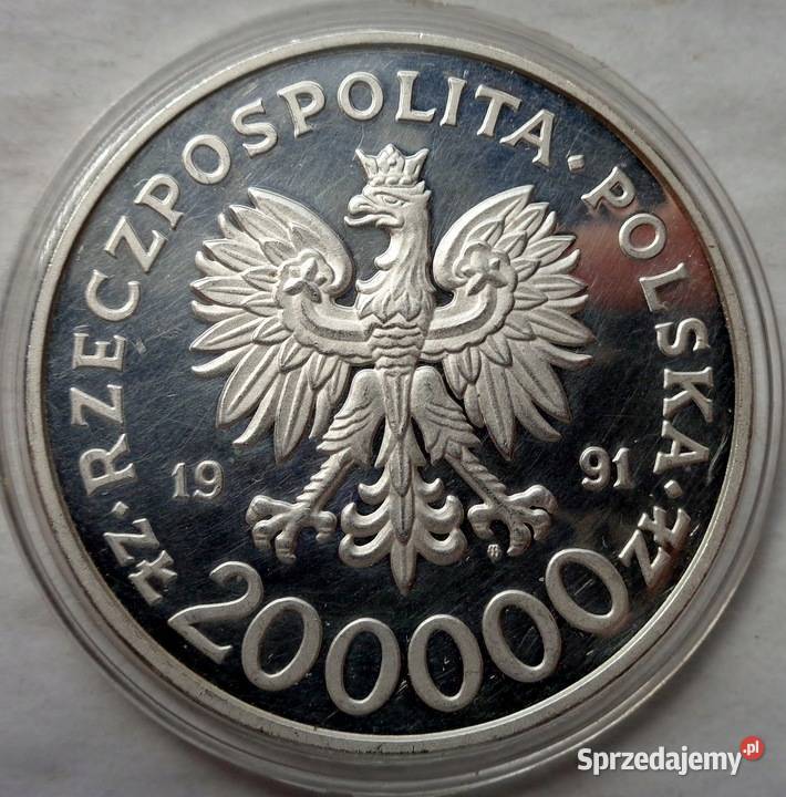 MONETA Polska 200 000 złotych 1991 K215 Numizmatyka Warszawa sprzedam
