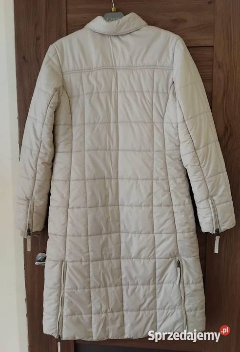 Długa kurtka kremowa mazowieckie Piaseczno