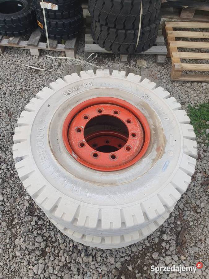 Koła z felgami Linde H45 H50 30015 Trelleborg Proszowice sprzedam