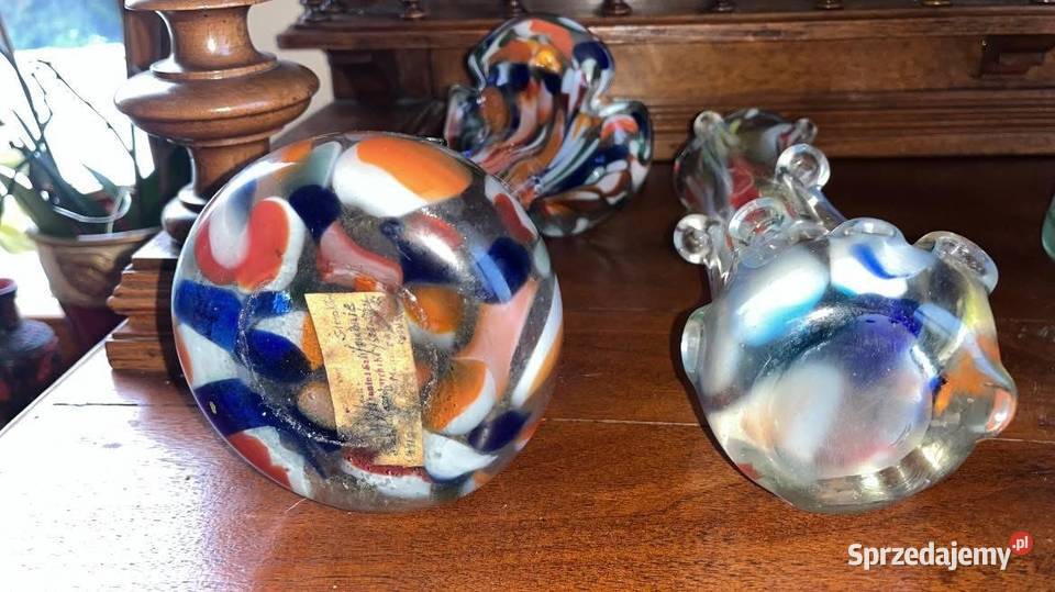 Wazon szklany Sękacz Czasy Prl