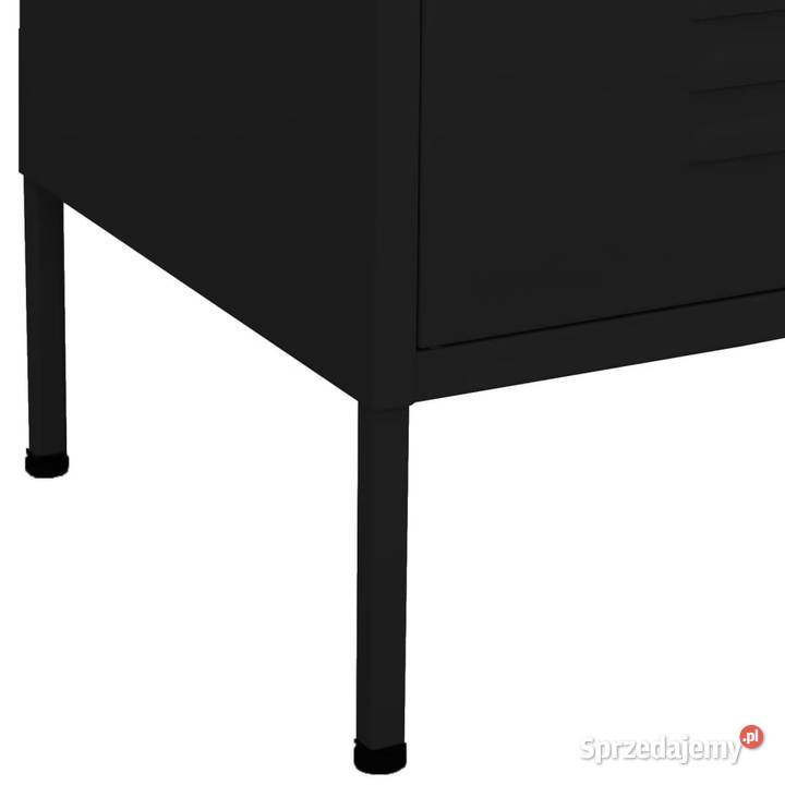 Szafka czarna 80x35x1015 stalowa WM336169 Warszawa sprzedam