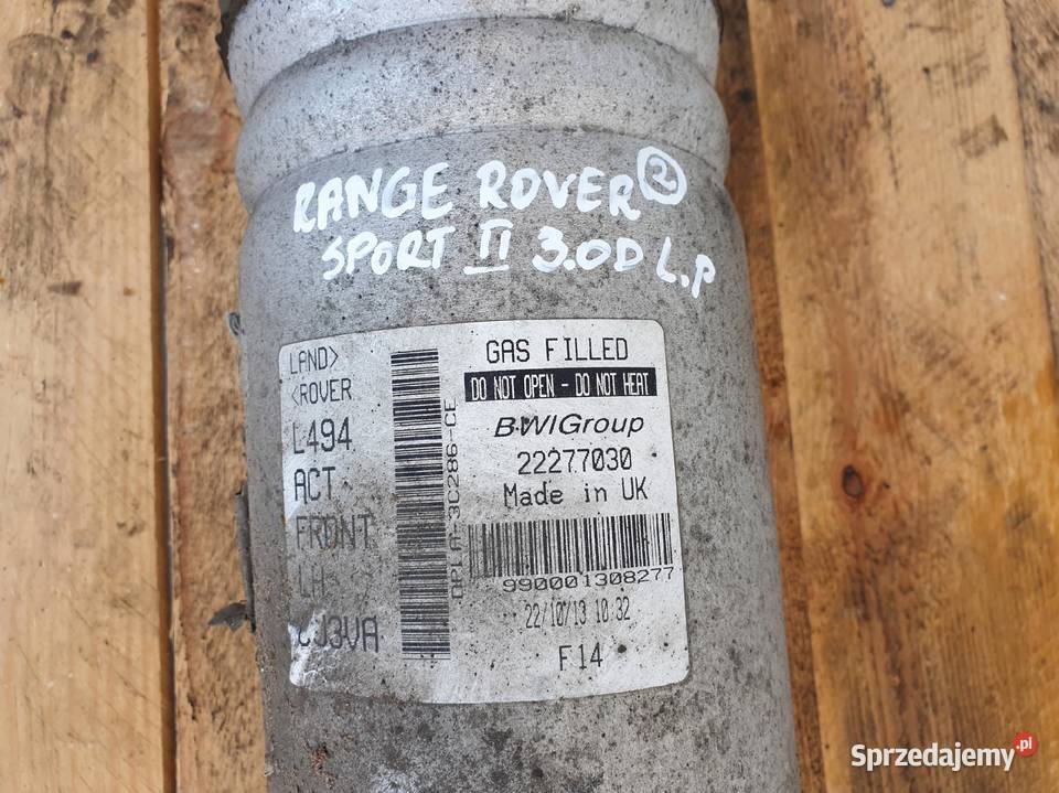 Range Rover Sport II L494 30 D AMORTYZATOR LEWY Amortyzatory Rudka