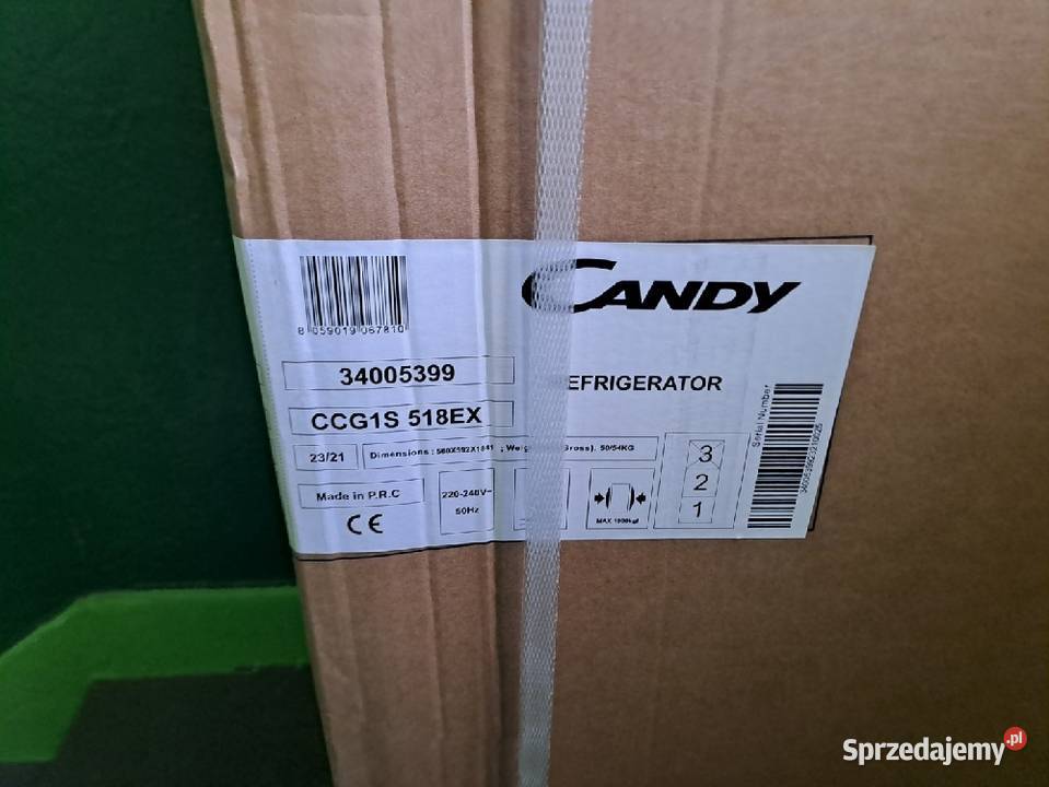 Candy Refrigerator ccg1s 518ex. DO NEGOCJACJI