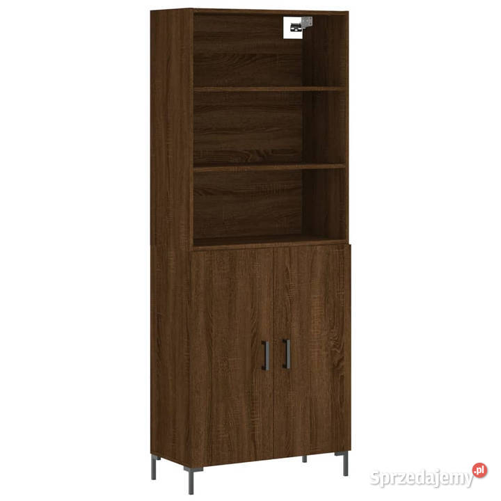 Witrynka brązowy dąb 695x34x180 materiał Warszawa