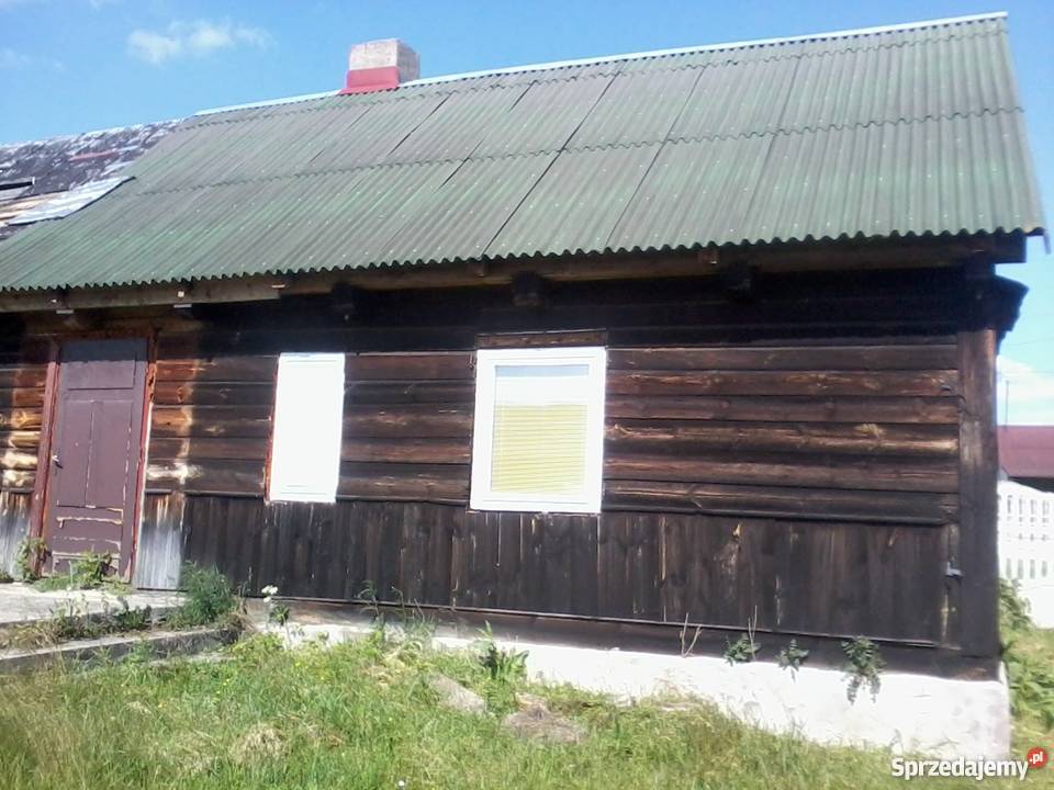 Sprzedam dom drewniany z bali do rozbiórki Karwice