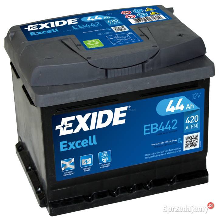 Akumulator Exide Excell 44Ah 420A EN PRAWY PLUS podkarpackie Stalowa Wola
