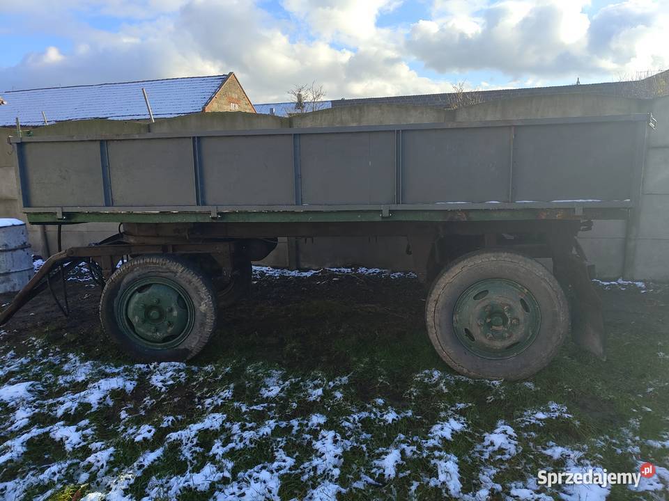 Przyczepa wywrotka dwa tłoki łódzkie Dzietrzkowice sprzedam