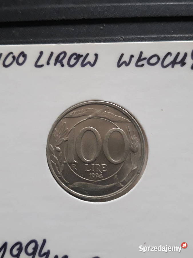 100 Lirów Włochy 1994 r
