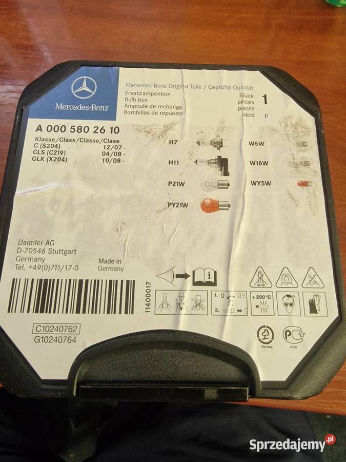 Zestaw żarówek Mercedes osobowe Częstochowa