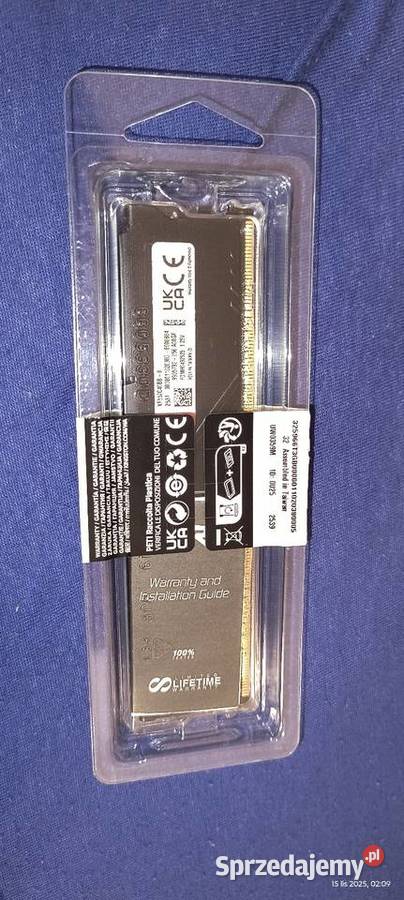 Pamięć RAM Kingston FURY Beast DDR5 8GB 5200 Pojemność 8GB śląskie Dąbrowa Górnicza