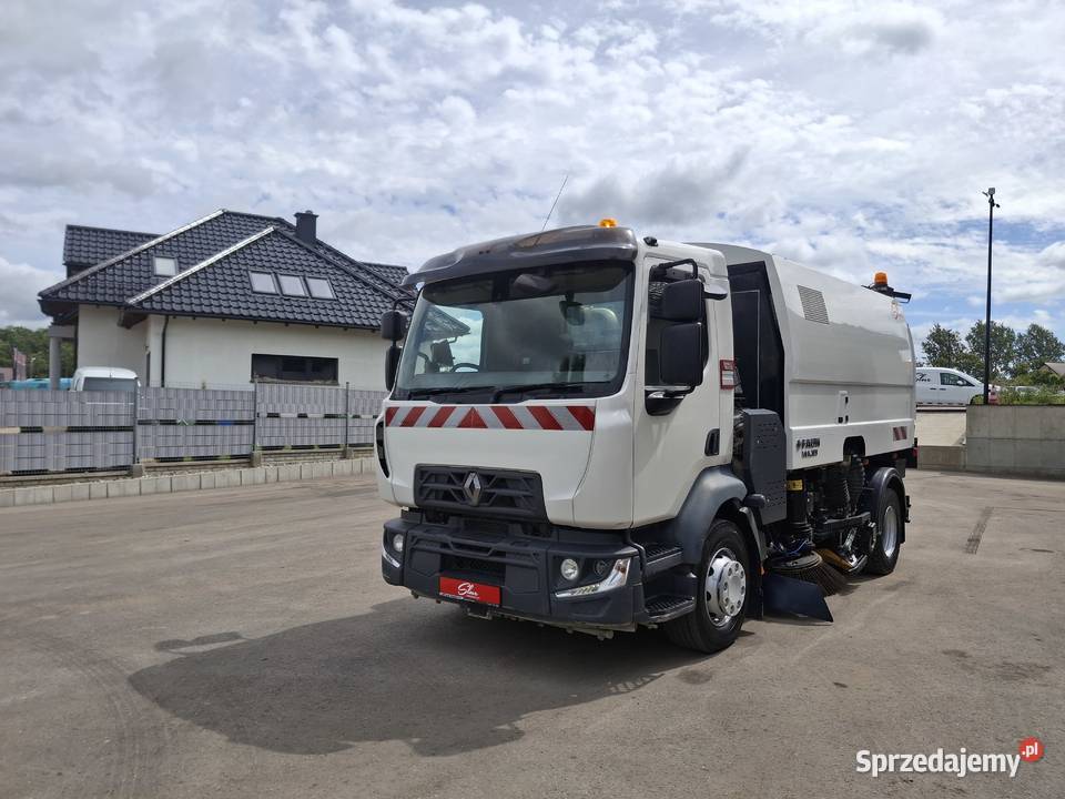 Renault D16 Midlum Zamiatarka FAUN Karcher wspomaganie kierownicy Specjalne sprzedam