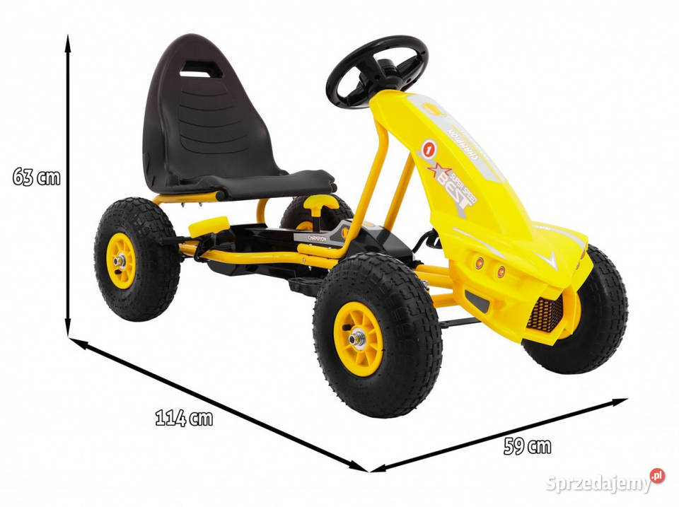 BAWIBUS pojazd GOKART NA PEDAŁY CHAMPION