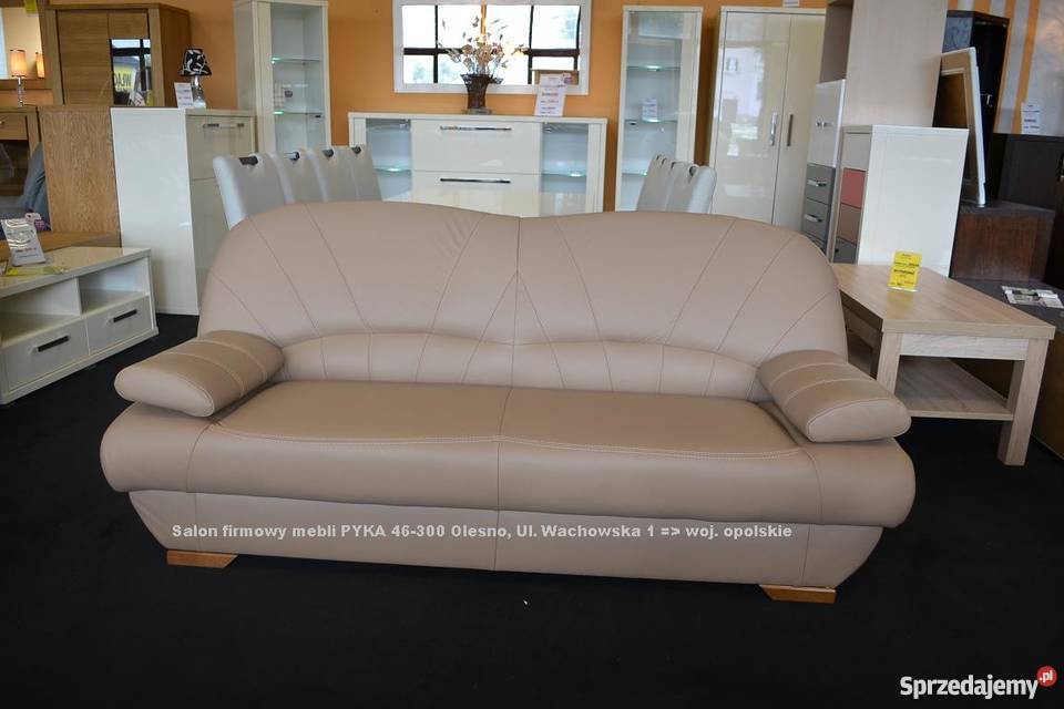 Nowy Fotel GALA Finka 100 SKÓRA 2 WYPRZEDAŻ 30 Olesno