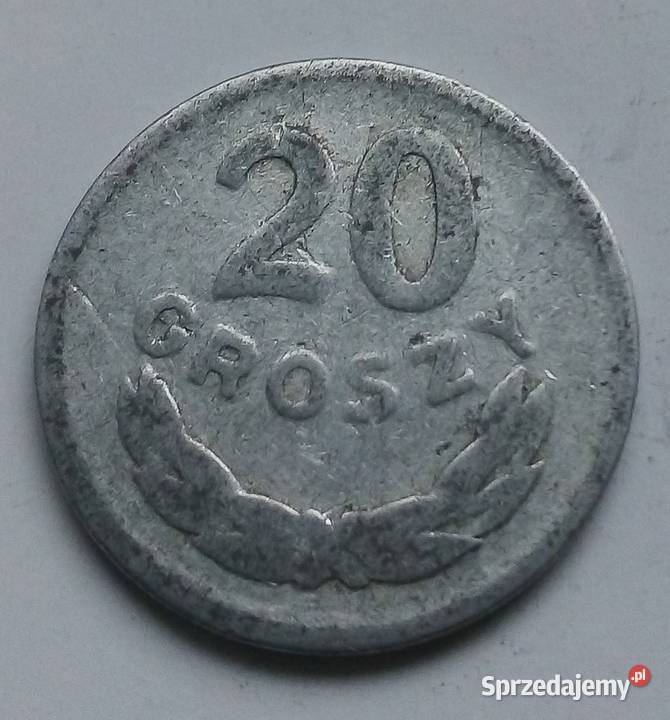 POLSKA20 GROSZY1949 r bz ALUMINIUM Legionowo