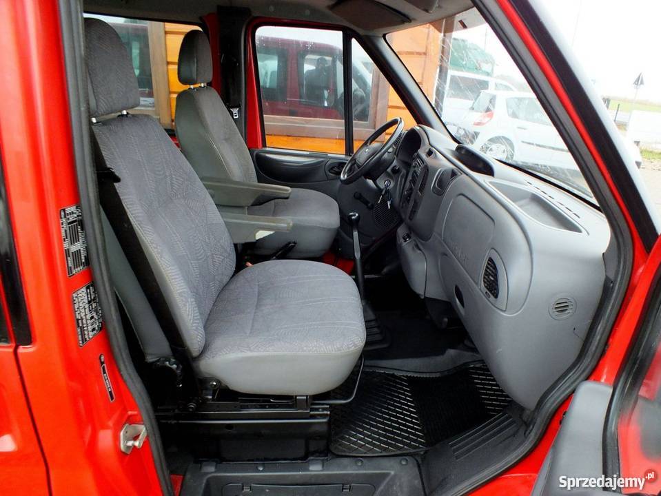 Ford czerwony Transit Kościerzyna