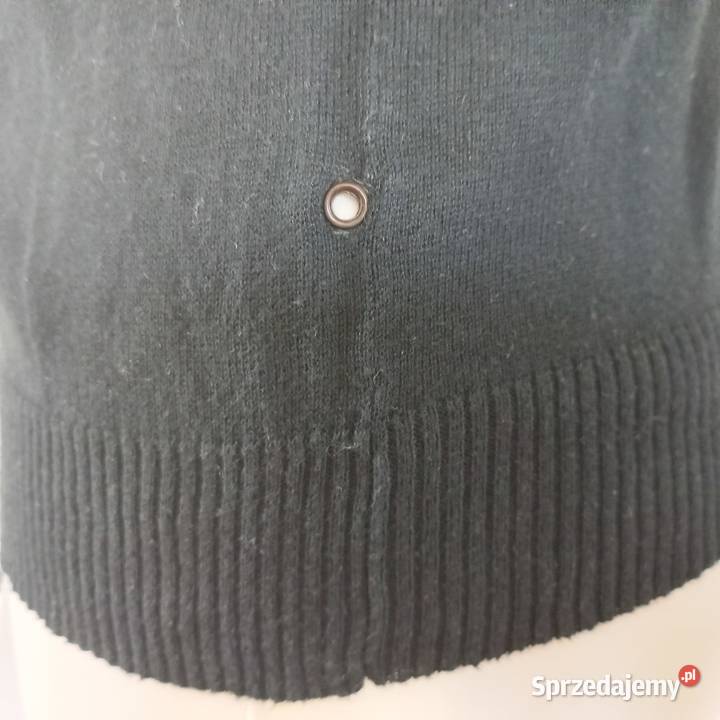 Sweter czarny Rozpinany krótki Kardigan r 3638 podlaskie Białystok